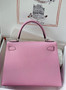 Hermès X9 Mauve Sylvestre Kelly 28  Epsom Palladium Hardware  Hermès X9 Mauve Sylvestre Kelly 28  Epsom Palladium Hardware