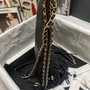 CHANEL SMALL TOTE WITH TASSEL BLACK