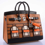 Hermes Limited Edition Birkin 20 Sellier Faubourg Brown Multicolor Madame, Crocodile, Epsom, Sombrero & Swift Palladium Hardware - 2019 Hermes Limited Edition Birkin 20 Sellier Faubourg Brown Multicolor Madame, Crocodile, Epsom, Sombrero & Swift Palladium Hardware - 2019
