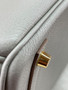 Hermès 80 Gris Perle Birkin 30 cm Togo Leather Gold Hardware  Hermès 80 Gris Perle Birkin 30 cm Togo Leather Gold Hardware