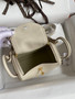 Hermes Mini Lindy 20cm Bag Craie Togo Gold Hardware 