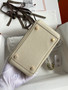 Hermes Mini Lindy 20cm Bag Craie Togo Gold Hardware 