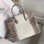 Hermes Matte Himalayan Crocodile Niloticus Birkin bag with 18-karat white gold and diamond
