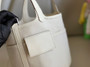 Hermès Picotin Cargo 18 Cream Swift and Toile Canvas Palladium Hardware