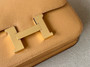Hermes 4B Biscuit Constance 19cm Epsom Gold Hardware