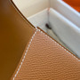 Hermes Gold Constance 18 Epsom bag with Palladium Hardwares 