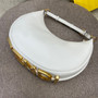  Fendi Fendigraphy Small White leather bag