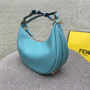 Fendi Fendigraphy Small Light Blue leather bag
