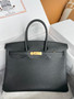 Hermès Birkin 35 Black Togo Gold Hardware Hermès Birkin 35 Black Togo Gold Hardware