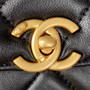 Chanel Diamanté & Gold Metal SMALL FLAP BAG 2022 BLACK