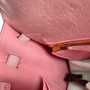 Hermès Kelly 28 Sellier Sakura Pink Ostrich Gold Hardware 