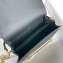  Hermes Noir Togo Gold Hardware Roulis Mini 18/19 Handbag