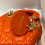  Christian Dior MICRO LADY DIOR BAG ORANGE