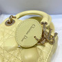 Christian Dior MICRO LADY DIOR BAG YELLOW