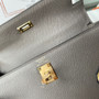 Hermes Etain Kelly 25 cm Epsom Gold Hardware