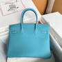  Hermès Bleu Du Nord Birkin 30 cm Togo Leather Gold Hardware 