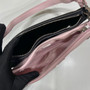Prada Triangle leather shoulder bag Pink/Black
