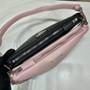 Prada Triangle leather shoulder bag Pink/Black
