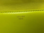 CELINE CHAIN SHOULDER BAG CUIR TRIOMPHE IN SHINY CALFSKIN ANIS