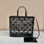 Prada Polka-dot mesh tote bag 