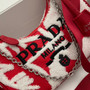 Prada Re-Edition 2006 embroidered drill shoulder bag Red