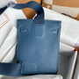  Hermes Kelly HAC A Dos Bag Blue Agate Togo Leather Palladium Hardware 2022
