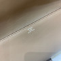  HERMES 23cm Etoupe Swift Leather Palladium Plated Medor Clutch Bag