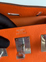  Hermes Kelly HAC A Dos Bag Orange Togo Leather Palladium Hardware 2022