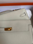 Hermes Kelly Sellier 20 en Desordre Craie 