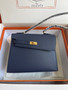 Hermes Kelly Sellier 20 en Desordre Navy