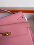 Hermes Kelly Sellier 20 en Desordre Sakura Pink 