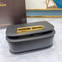 Delvaux Lingot in Black Olen Calf