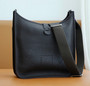  Hermes Black Evelyne 33 bag