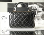 Chanel FLAP BAG WITH TOP HANDLE SILVER HARDWARE 2022