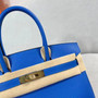 Hermès Birkin 30 cm Blue France Togo Leather Gold Hardware  Hermès Birkin 30 cm Blue France Togo Leather Gold Hardware