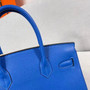 Hermès Birkin 30 cm Blue France Togo Leather Gold Hardware  Hermès Birkin 30 cm Blue France Togo Leather Gold Hardware