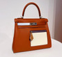Hermes Colormatic Kelly 25 9J Feu Swift Calfskin Palladium Hardware (Kylie Jenner  Birthday 2022)