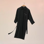 Hermes Shirt dress with "Mors a Jouet" detail Black