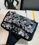 Chanel Limited Edition Embroidered Velvet, Sequins Classic Handbag FW2022