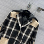 Christian Dior 2-IN-1 JACKET Black and White Check'n'Dior Wool 