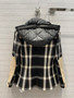 Christian Dior 2-IN-1 JACKET Black and White Check'n'Dior Wool 