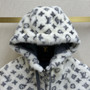 Louis Vuitton Monogram Mink Open Arm Jacket 
