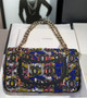 Chanel Limited Edition Embroidered Tweed, Glass Beads, Diamanté  Flap Bag 