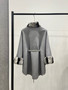 Loro Piana Salzburg Cape Cashmere Cayenne Melange/north Sea