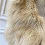  Fendi Gilet White fox-fur gilet yellow