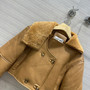  Loewe Deconstructed jacket in shearling Desert