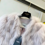 Fendi Bomber jacket Pink fox fur jacket