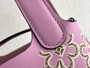 Hermès "Lucky Daisy" Mauve Sylvestre Swift Picotin Lock 18 Palladium Hardware, 2022 