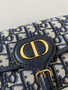 DIOR BOBBY EAST-WEST BAG Blue Dior Oblique Jacquard