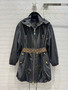 Louis Vuitton 1AAY2B MONOGRAM ACCENT GATHERED NYLON PARKA